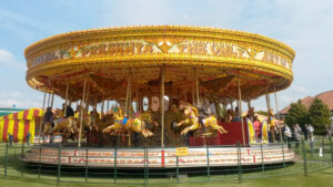 The Golden Gallopers in action