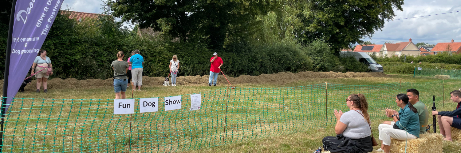 The Fun Dog Show at Bacton Fayre